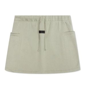 FEAR OF GOD ESSENTIALS WOMEN'S FLEECE SKIRT - SEAFOAM